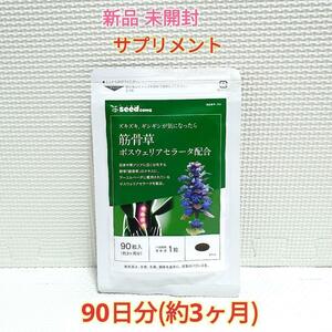 送料無料 新品 筋骨草＋ボスウェリアセラータ配合 シードコムス 3ヶ月 サプリメント 美容 健康食品 ダイエット アンチエイジング①