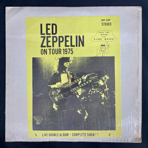 ブート盤 LP 2枚組 ◇レッド・ツェッペリン LED ZEPPELIN ON TOUR 1975 WRMB 337 1124 