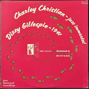 LP◇CHARLIE CHRISTIAN ,DIZZY GILLESPIE JAZZ IMMORTAL HR-101-EV 1125