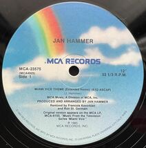 プロモ盤Jan Hammer / Miami Vice Theme 12''盤その他プロモーション盤 レア盤 人気レコード 多数出品。_画像3