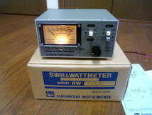 使用頻度少なく極美品 クラニシSWR＆パワー計 RW-315A 最大300Wで200W機OK HF帯から430MHz帯までこれ1台で測定可能 動作品_画像10