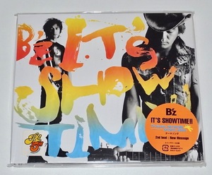 盤面美品 スリーブケース仕様 中古 マキシシングル CD B’z IT'S SHOWTIME!! イッツ・ショータイム New Message ビーズ 稲葉浩志 松本孝弘