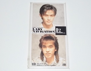 盤面美品 中古 8cmシングル CD B’z LADY NAVIGATION レディ・ナビゲーション Pleasure'91 〜人生の快楽〜 ビーズ 稲葉浩志 松本孝弘