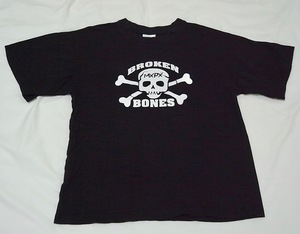 希少 レア 00s 当時物 ヴィンテージ MXPX BROKEN BONES バンド Tシャツ Sサイズ 黒