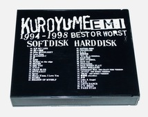 希少 初回限定盤特殊ケース仕様 中古 2枚組 CD 黒夢 EMI 1994〜1998 BEST OR WORST MARIA 少年 Spray NITE&DAY 収録 清春 人時 SADS サッズ_画像4