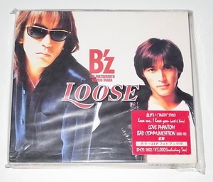 三方背スリーブケース 写真集付 中古 CD B’z LOOSE ルース ねがい LOVE PHANTOM BAD COMMUNICATION 000-18収録 ビーズ 稲葉浩志 松本孝弘