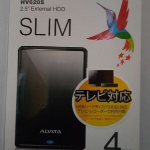 ADATA 4TB USB3.0/USB3.1両対応/ポータブルハードディスクUSB接続!AHV620S-4TU31-CBK