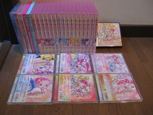 ハートキャッチプリキュア全話DVDセット！＋劇場版BD＋ミュージカルDVD＋音楽CD（内１枚はレンタル版）＋DSソフト他すべて中古品です。