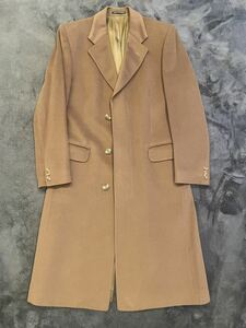AUSTIN REED MADE IN ENGLAND カシミア コート ロング マローネ　L