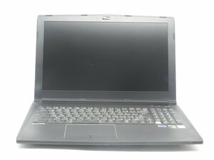 中古ゲーミングノートパソコン　Galleria　GCF1060GF　8世代CORei7　 15型　通電します　起動しません　詳細不明　ジャンク品