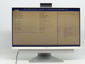 中古 一体型パソコンNEC　PC-GD164CCAD　CORE8世代i5　4GB　BIOSまで表示　表示不良　　ジャンク品　　送料無料