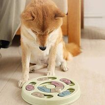 ノーズワーク 犬 猫 おもちゃ 餌入れ 知育 玩具 早食い防止 餌皿 おやつ入れ 遊ぶ盤 パズル 知育玩具 パズル型 運動不足の解消 留守番対策_画像2