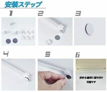 送料240円 LED バーライト USB 調色調光機能 マグネット 35cm 電球色 昼白色 キッチン 棚下 アウトドア スイッチ付き 間接照明 デスク_画像6