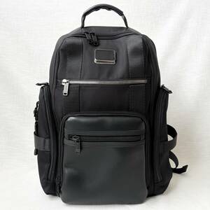 ■1円〜 ＜美品!!＞■TUMI トゥミ アルファブラボー バックパック リュック ビジネス 通勤 仕事 オンオフ A4/PC収納 ブラック 黒 232389D