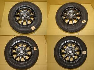 ウインターマックス MN01 155/65R13 18年製 シュナイダー 13X4.0J +42 4H-100 ４本セット