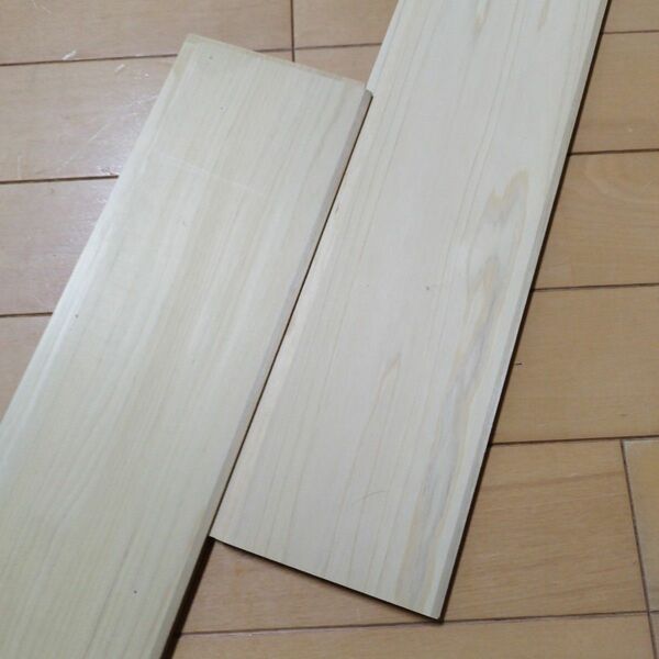 2枚セット特価天然青森ヒバ無垢材 簡単はめ込み式 高級フローリング 木材 フローリング