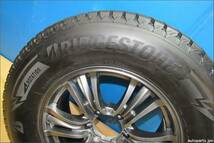 サ★5574★ブリヂストン・265/65R17スタッドレス・2019年・DM-V3・社外17×7.5JJ・ET25・穴6・PCD139.7・プラド150等★_画像3