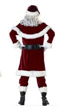 クリスマス コスチューム 服装 仮装 サンタクロース コスプレ 学園祭 文化祭　演出　大人 メンズ　X654_画像2
