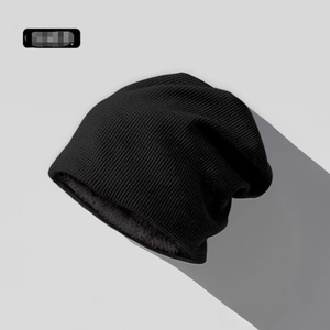メンズ　ファッションニット帽子 防寒 保温 柔らかい 伸縮素材 無地　裏起毛　かっこいい　アウトドア　X967