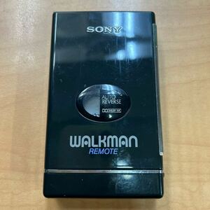 CW95 通電NG SONY WM-109 カセットウォークマン ポータブルカセットプレーヤー グレー ブラック 単三 外付け電池ケース 付き