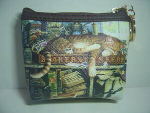 (2) new goods!.. pattern cat pattern pouch case change purse .