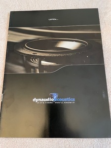 dynaudio acoustics BM5 BM6 BM6A BM15 BM15ABX30A M1 M1.5 M2 M3 カタログ2000