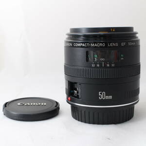 ジャンク品 Canon 単焦点マクロレンズ EF50mm F2.5 コンパクトマクロ フルサイズ キヤノン #U1136