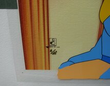 アルプスの少女ハイジ「車椅子のクララ」限定版複製セル画,ZUIYO（瑞鷹）版,背景,プレート付き,掘出物,成行き_画像2