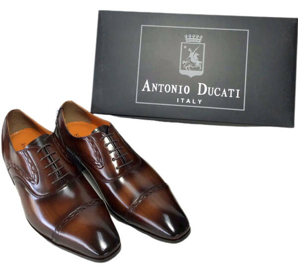 ANTONIO DUCATI アントニオデュカティ DC1190 24.5cm ダークブラウン(DBR) 紳士革靴/ビジネス 