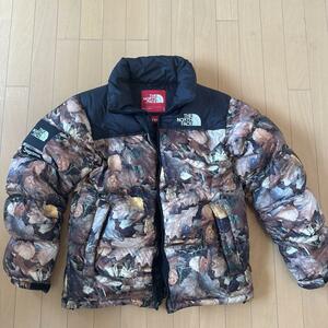 16FW Supreme The North Face Nuptce Jacket Leaves 枯葉 ヌプシ シュプリーム　ノースフェイス