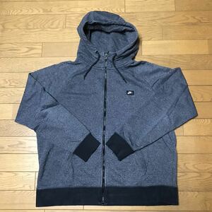 NIKE MEN’S FULL ZIP HOODIE size-XL(着丈66身幅70) 中古 NCNR