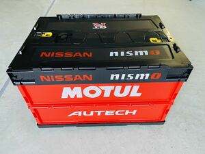 ☆NISMO ニスモ NISSAN 日産 GT-R ニスモフェスティバル限定折りたたみコンテナボックス 50L 2017年 廃盤品☆