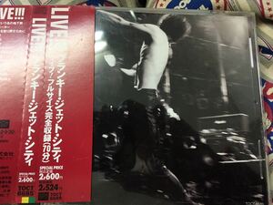 Blanky Jet City★中古CD国内プロモ盤帯付「ブランキー・ジェット・シティ～Live!!!」 