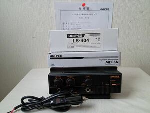 UNI-PEX　車載アンプ60W　選挙　広報　マイク1本　SPコード　1本　UNIPEX　