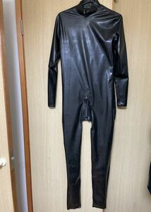 la Tec s cat suit men's S back zipper new goods 