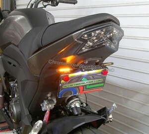 SBL フェンダーレスキット Z125 LED ウィンカー内蔵 ナンバーイン 裏ペタ カスタム US アメリカ PRO