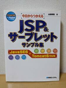 【美品】今日からつかえる JSP＆サーブレット サンプル集 JavaSE6 + Tomcat6対応版/山田 祥寛