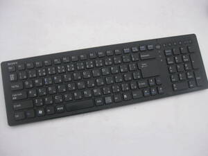 【1円～】SONY VAIO ワイヤレスキーボード VGP-WKB11 黒 ソニー