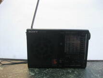 【1円～SONY】ソニー ラジオ ICF-7600A ソニー株式会社15年勤続記念 記念品 FM/MW/SW 9BAND RECEIVER_画像3