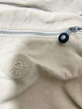 KIPLING キプリング ショルダーバッグ ベージュ ナイロン 水玉_画像4