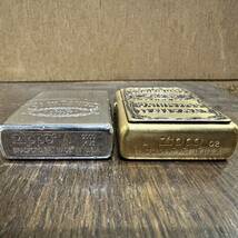 ZIPPO ジッポー JACK DANIEL'S ジャックダニエル おまとめ売り2個セット 2000年製 2002年製 オイルライター 喫煙具 煙草 着火確認済み_画像8