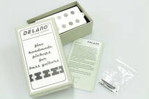 【new】Delano MC 5 AL Delano 5-string dual coil humbucker pickup white _画像3