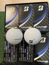 BRIDGESTONE ブリヂストンTOUR B XS 1ダース 2022モデル ゴルフボール ホワイト 白 新品 12球 企業ネーム有 2022年タイガー・ウッズ _画像4