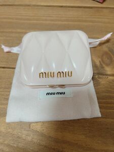 いいね不要 miumiu コンパクトミラー ピンク