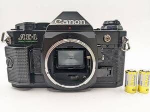 ★外観極上・ワケあり動作品★ CANON キャノン AE-1 PROGRAM ブラック ボディ #1281