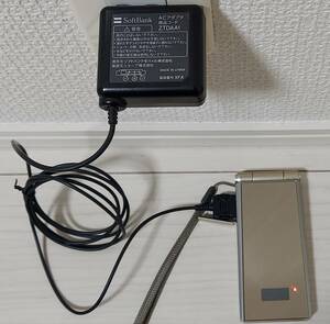 SoftBank ソフトバンク 純正 ガラケー 3G携帯用 ACアダプター ZTDAA1 DC5.4V 700mA ドコモFOMAにも使用可