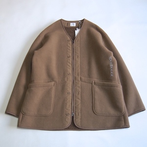 未使用 UNIQLO and Engineered Garments フリースノーカラーコート★ユニクロ エンジニアド ガーメンツ 新品