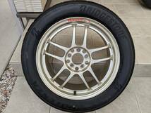 【タイヤ新品】レーシングハート(Racing Hart) CP-035 16インチ7J/5H-100/+45◆POTENZA RE-07D(205/55R16) 4本セット◆TWS/TE37/CE28/86BRZ_画像7