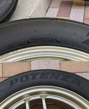 【タイヤ新品】レーシングハート(Racing Hart) CP-035 16インチ7J/5H-100/+45◆POTENZA RE-07D(205/55R16) 4本セット◆TWS/TE37/CE28/86BRZ_画像6