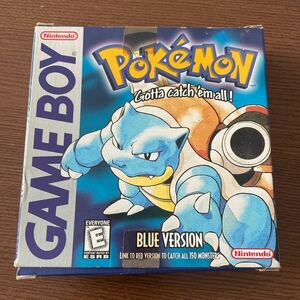 北米版　ポケットモンスター青　ゲームボーイカートリッジ　Pokmon blue version 英語版　未使用品